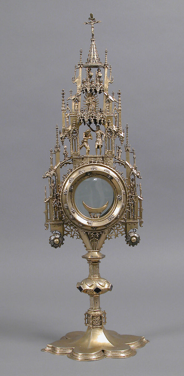 Monstrance, Silver-gilt, German 