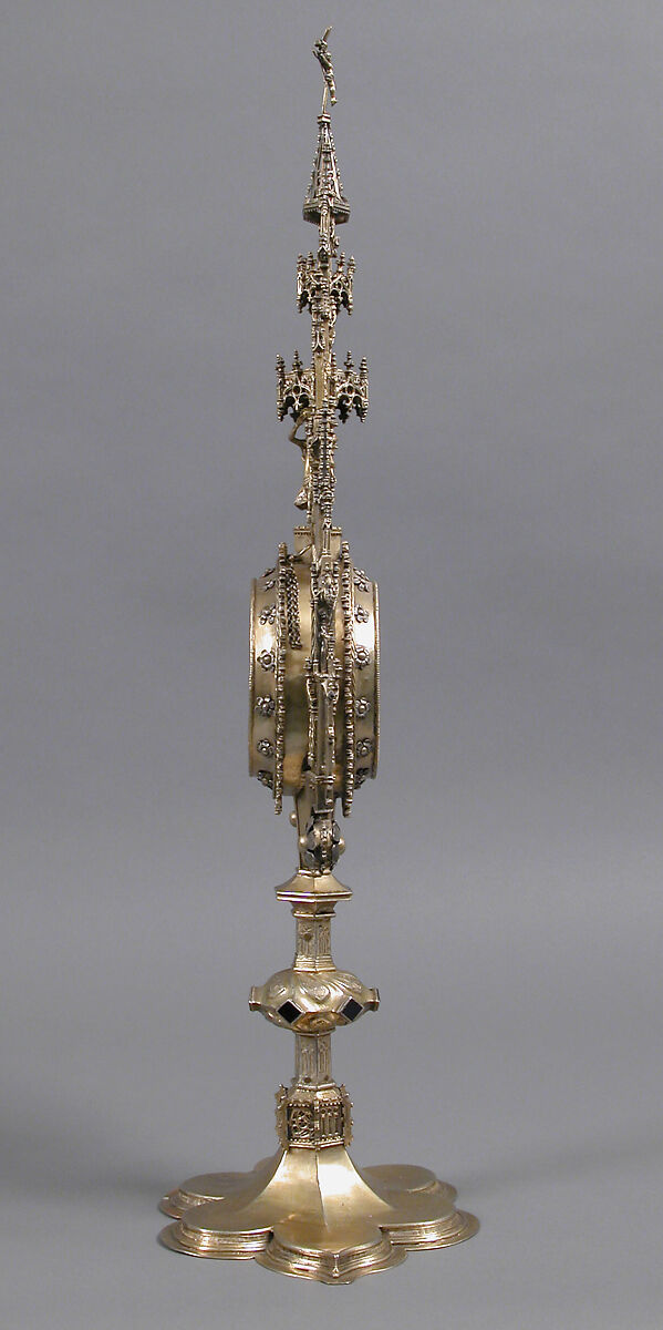 Monstrance, Silver-gilt, German