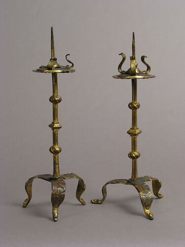 One of a Pair of Traveling Candlesticks