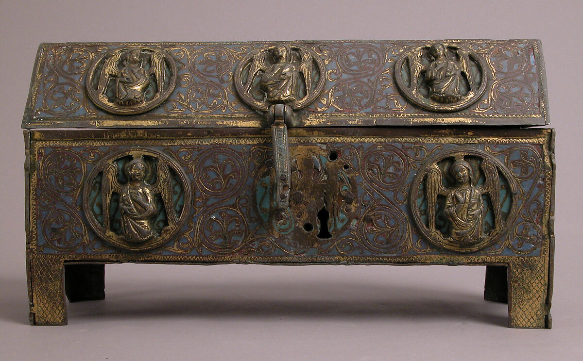 Chasse, Champlevé enamel and gilded copper, French