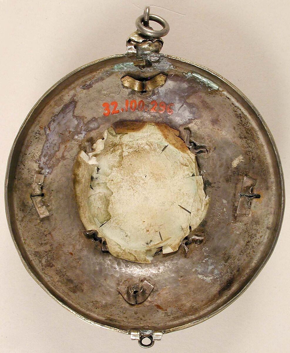 Reliquary, Painted enamel, gilded silver, and glass, French (?)