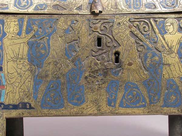 Chasse, Champlevé enamel, copper-gilt, European