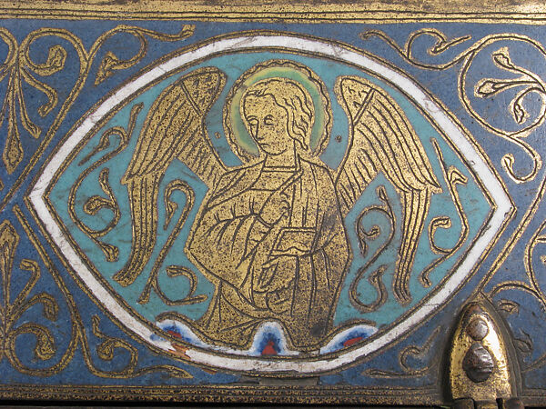 Chasse, Champlevé enamel, copper-gilt, European