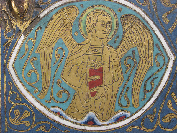 Chasse, Champlevé enamel, copper-gilt, European