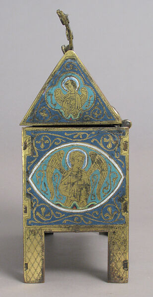 Chasse, Champlevé enamel, copper-gilt, European