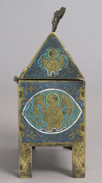 Chasse, Champlevé enamel, copper-gilt, European
