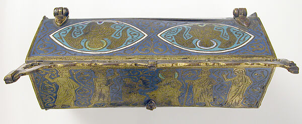 Chasse, Champlevé enamel, copper-gilt, European