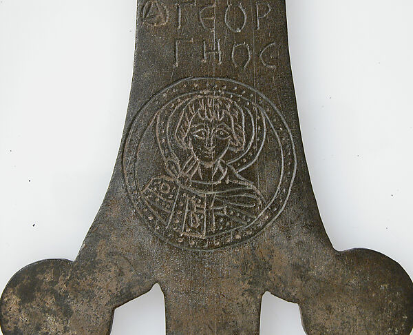 Cross, Copper alloy, Byzantine style