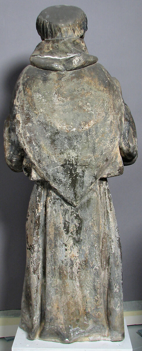 St. Francis of Assisi, Limestone, paint, French