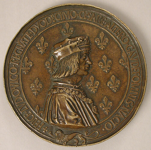 Medal Louis XII, King of France (r. 1498–15155), and Anne of Brittany (1476–1514)