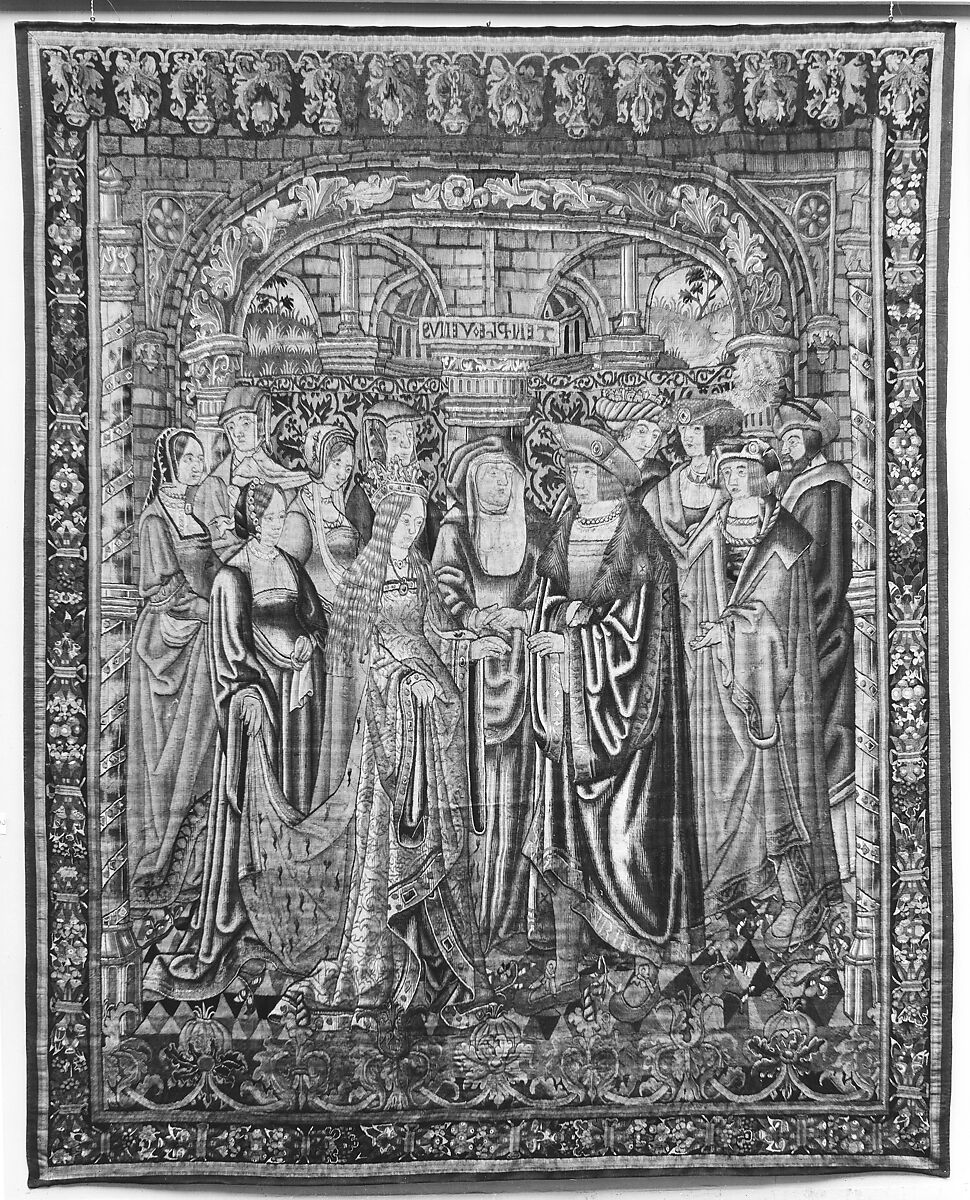 Four Episodes in the Story of Hercules, Wool warp;  wool and silk wefts, South Netherlandish