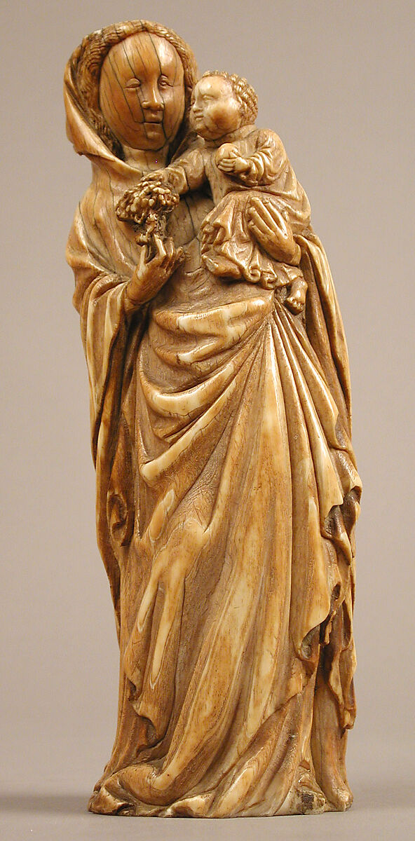 Virgin and Child, Ivory, North Netherlandish 