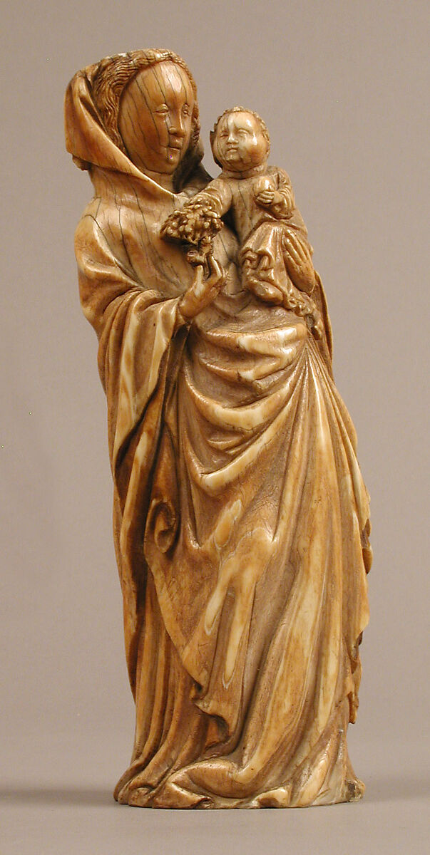 Virgin and Child, Elephant ivory, North Netherlandish