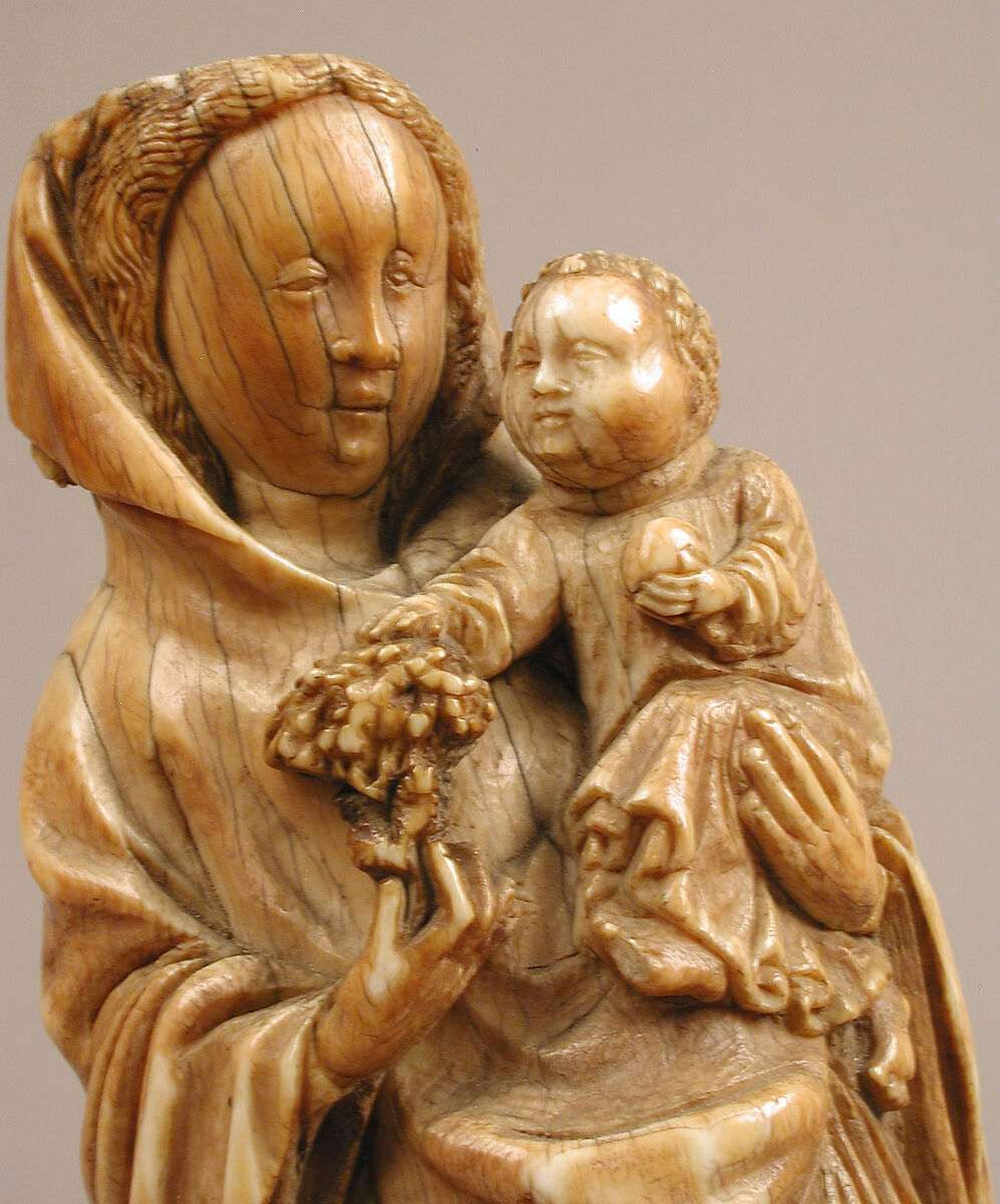 Virgin and Child, Elephant ivory, North Netherlandish