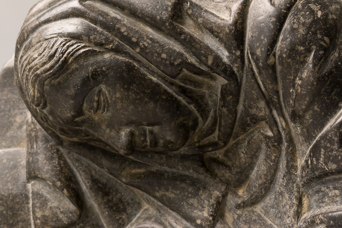 Mary Magdalene Relief, Black Marble, Franco-Netherlandish