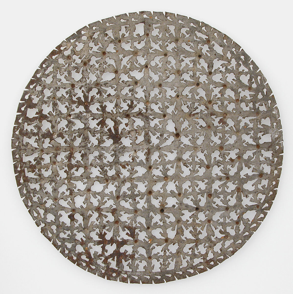 Plaque, Iron, tinned, German