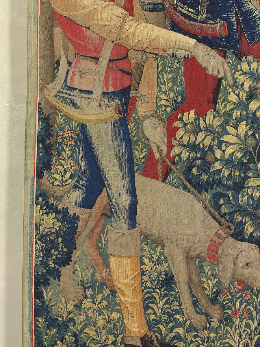 The Unicorn Purifies Water (from the Unicorn Tapestries), Wool warp with wool, silk, silver, and gilt wefts, French (cartoon)/South Netherlandish (woven)
