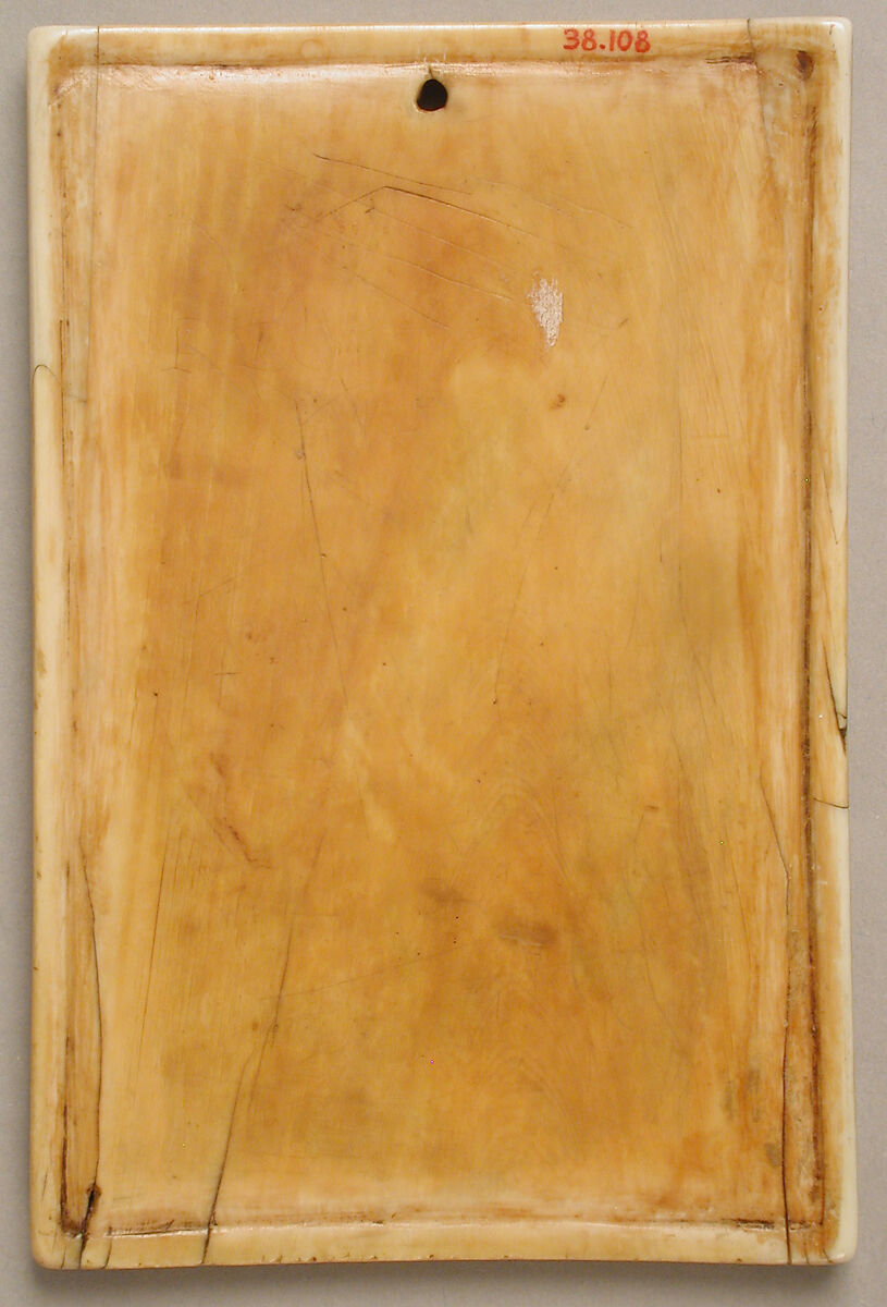 Leaf of a Writing Tablet, Elephant ivory, French