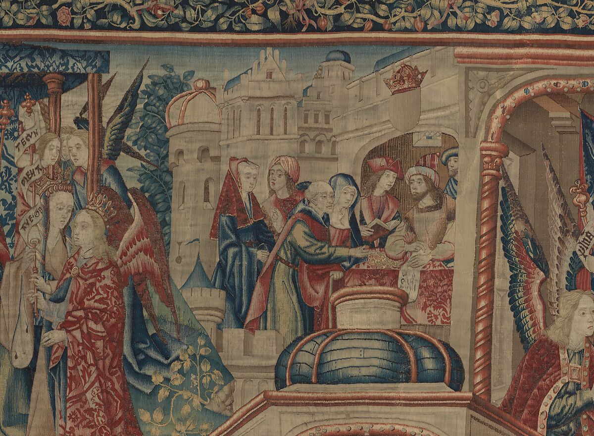 Christ Is Born as Man's Redeemer (Episode from the Story of the Redemption of Man), Wool warp; wool and silk wefts, South Netherlandish