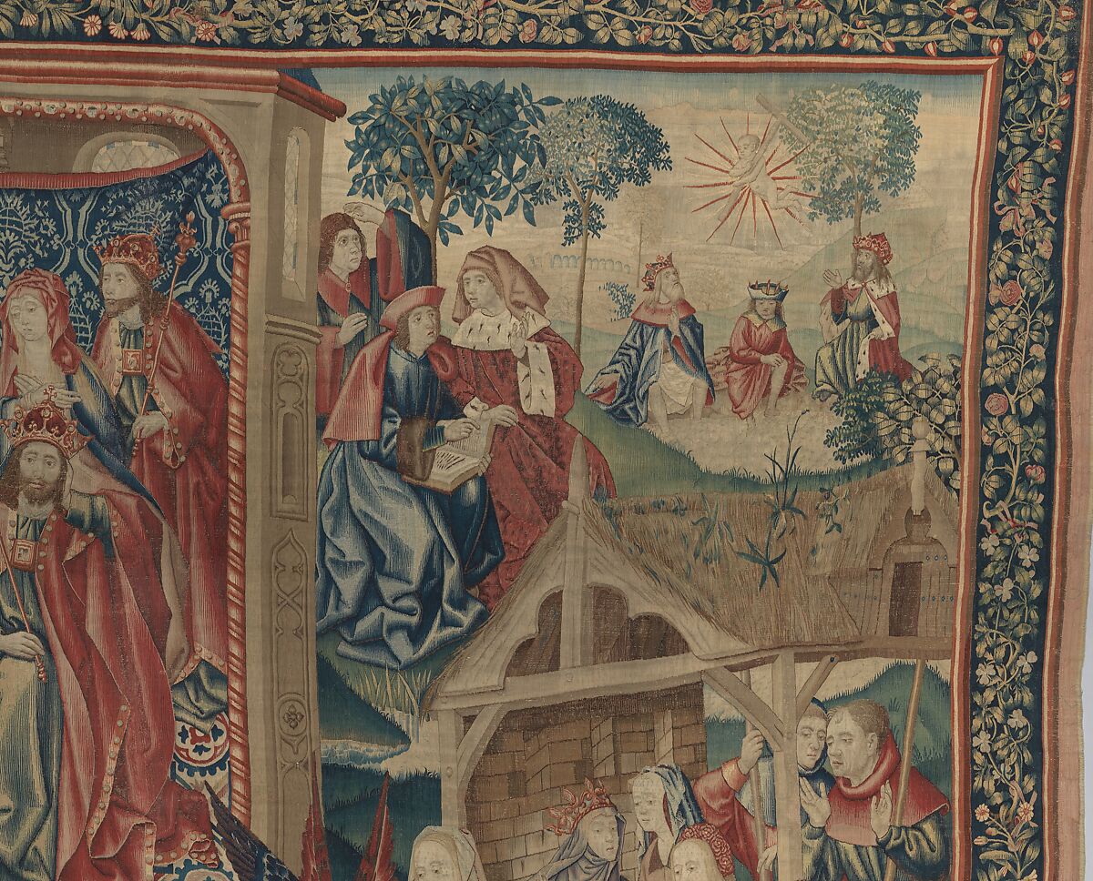 Christ Is Born as Man's Redeemer (Episode from the Story of the Redemption of Man), Wool warp; wool and silk wefts, South Netherlandish