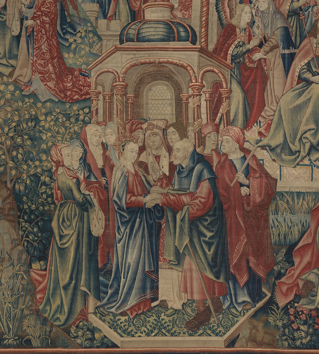 Christ Is Born as Man's Redeemer (Episode from the Story of the Redemption of Man), Wool warp; wool and silk wefts, South Netherlandish
