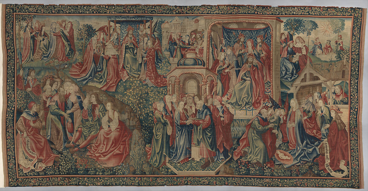 Christ Is Born as Man's Redeemer (Episode from the Story of the Redemption of Man), Wool warp; wool and silk wefts, South Netherlandish 