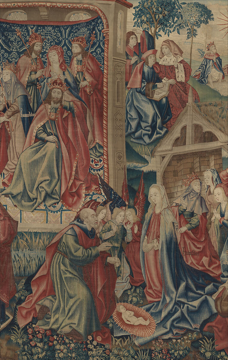 Christ Is Born as Man's Redeemer (Episode from the Story of the Redemption of Man), Wool warp; wool and silk wefts, South Netherlandish