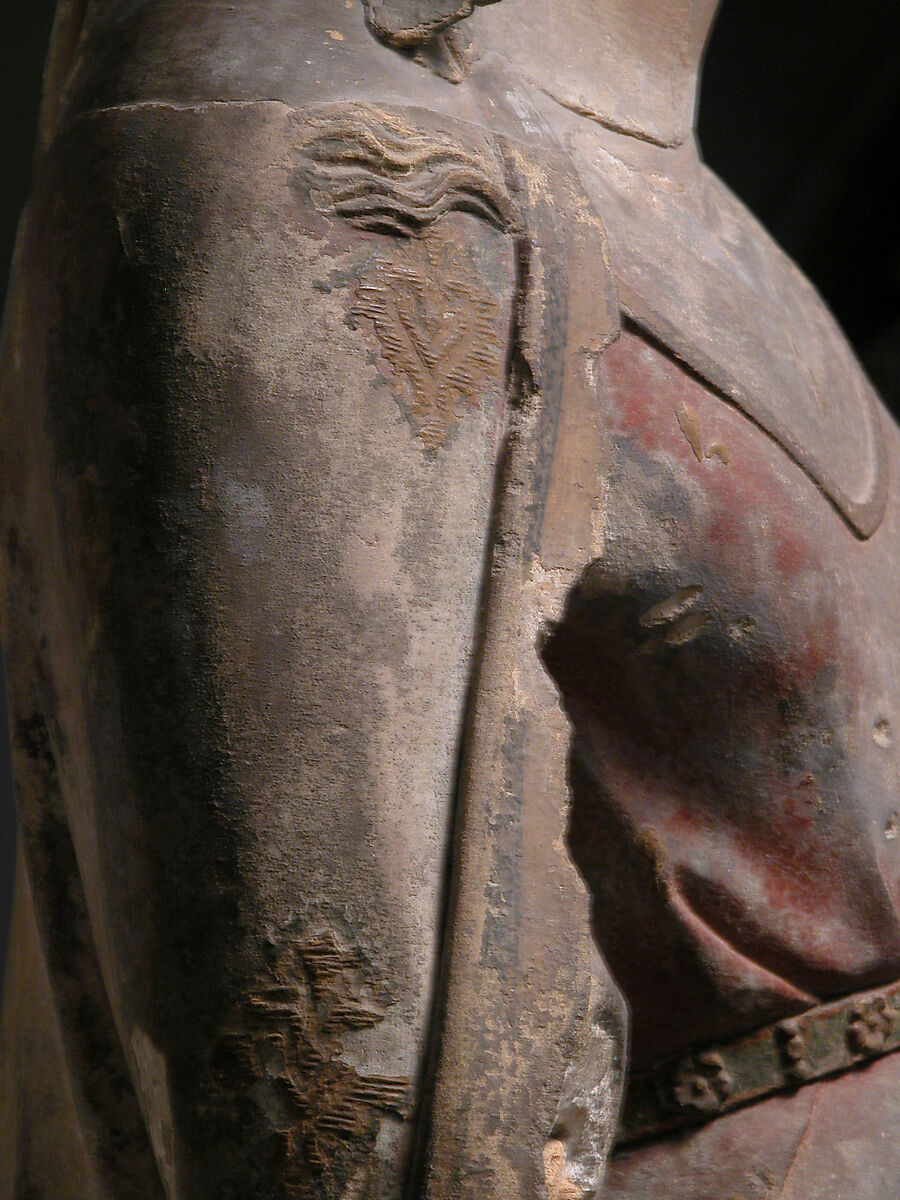 Virgin and Child, Limestone with polychromy, French