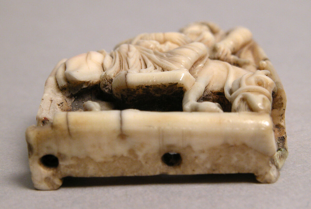 Relief of the Holy Family, Elephant ivory, British or North French