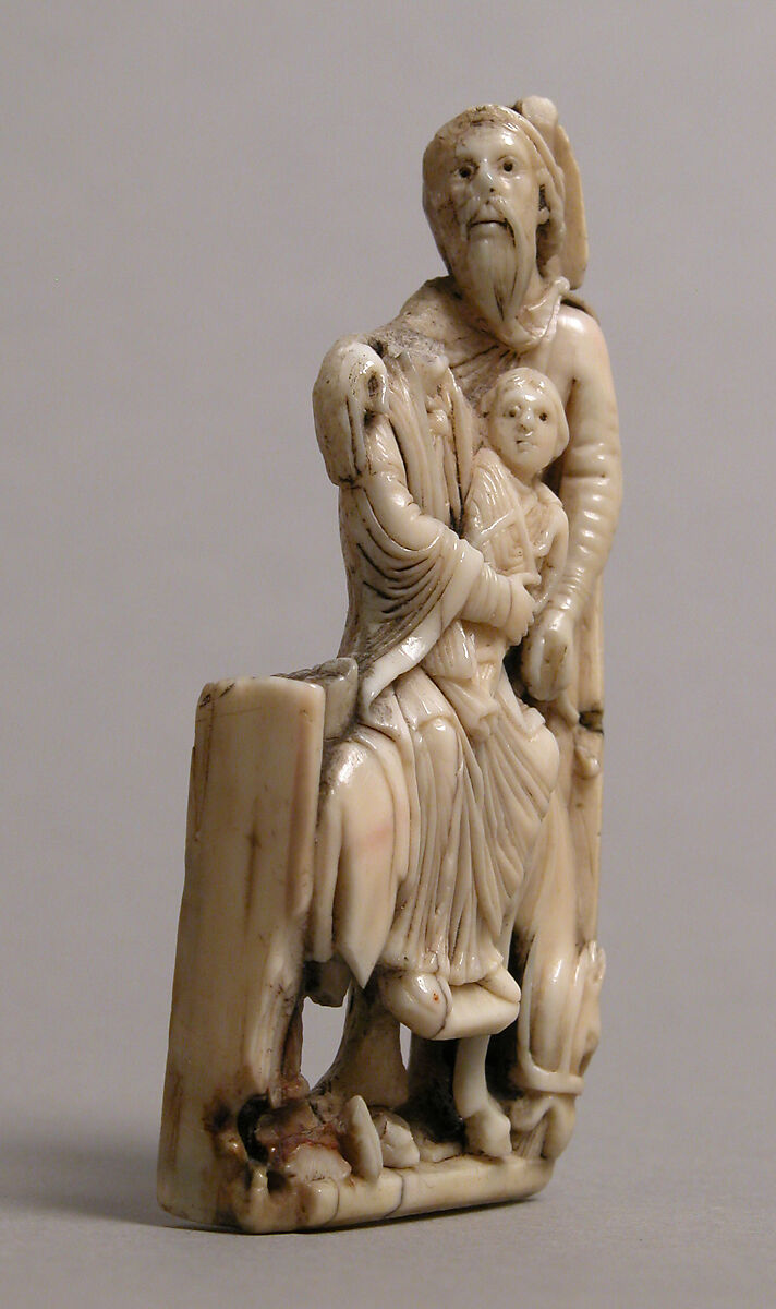 Relief of the Holy Family, Elephant ivory, British or North French