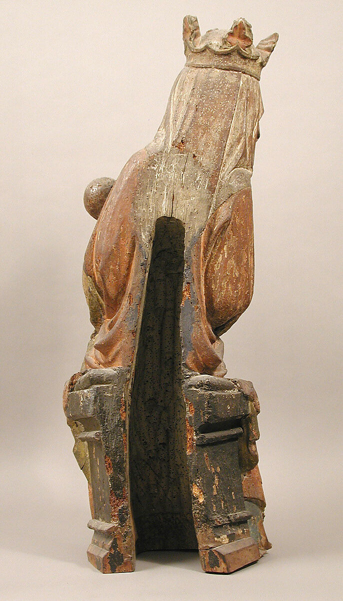 Virgin and Child, Oak, polychromy, French