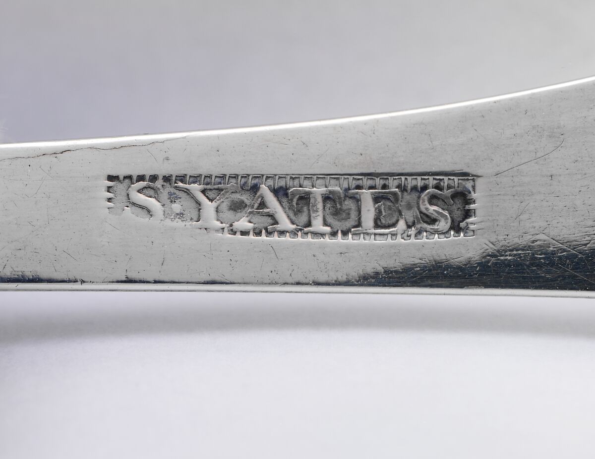 Ladle, S. Yates (active ca. 1810–25), Silver, American