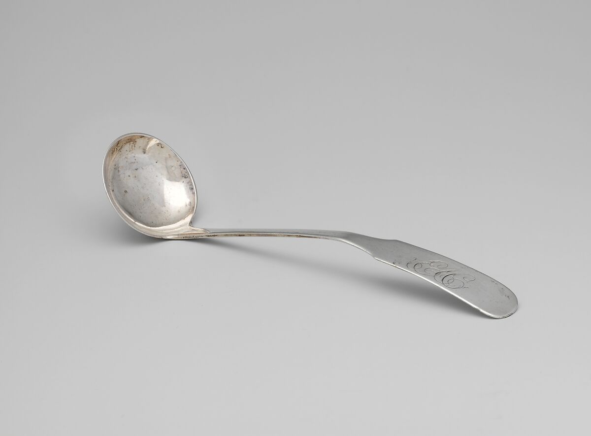 Ladle, S. Yates (active ca. 1810–25), Silver, American 