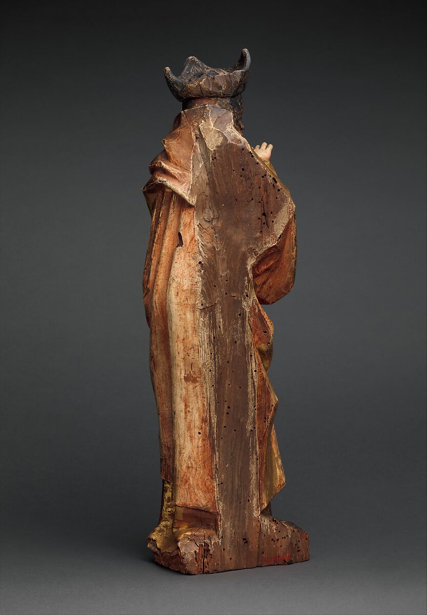 Holy Woman, Walnut, polychromy and gilding, South Netherlandish