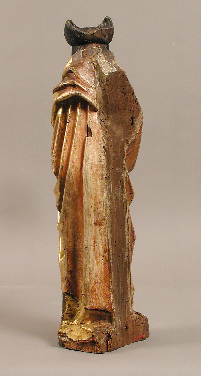 Holy Woman, Walnut, polychromy and gilding, South Netherlandish