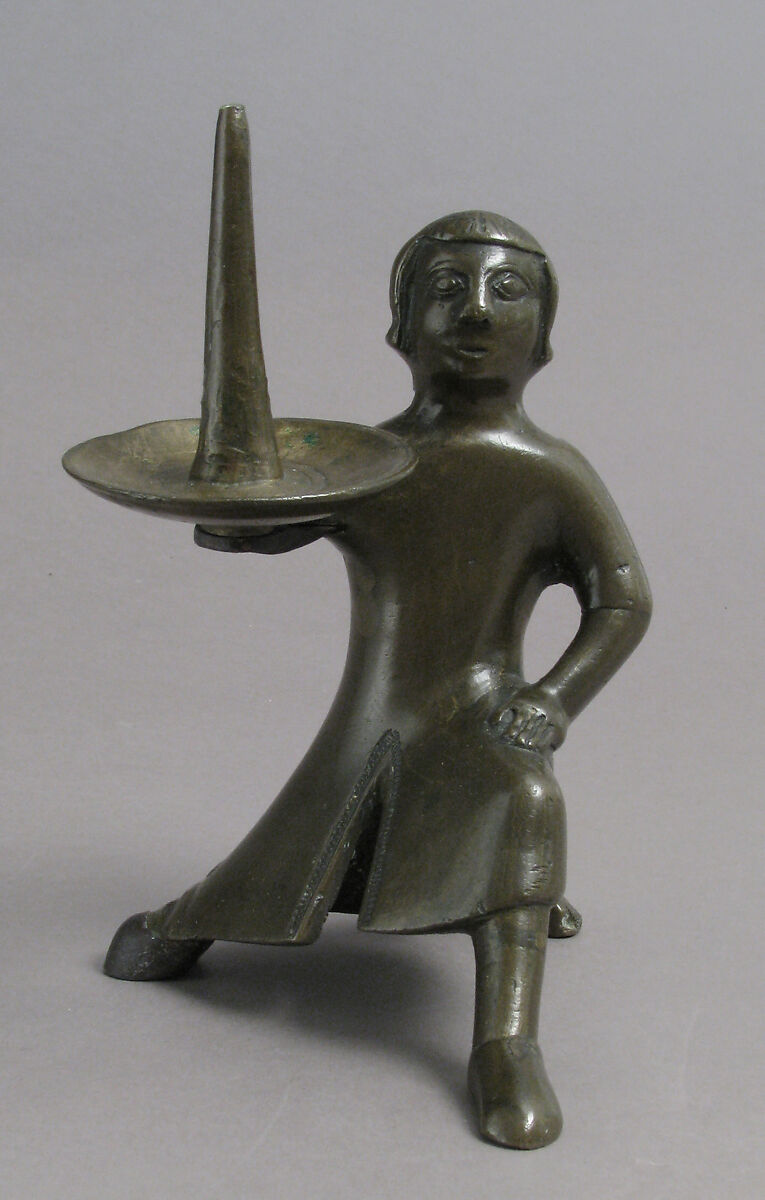 Pricket Candlestick, Copper alloy, South Netherlandish 