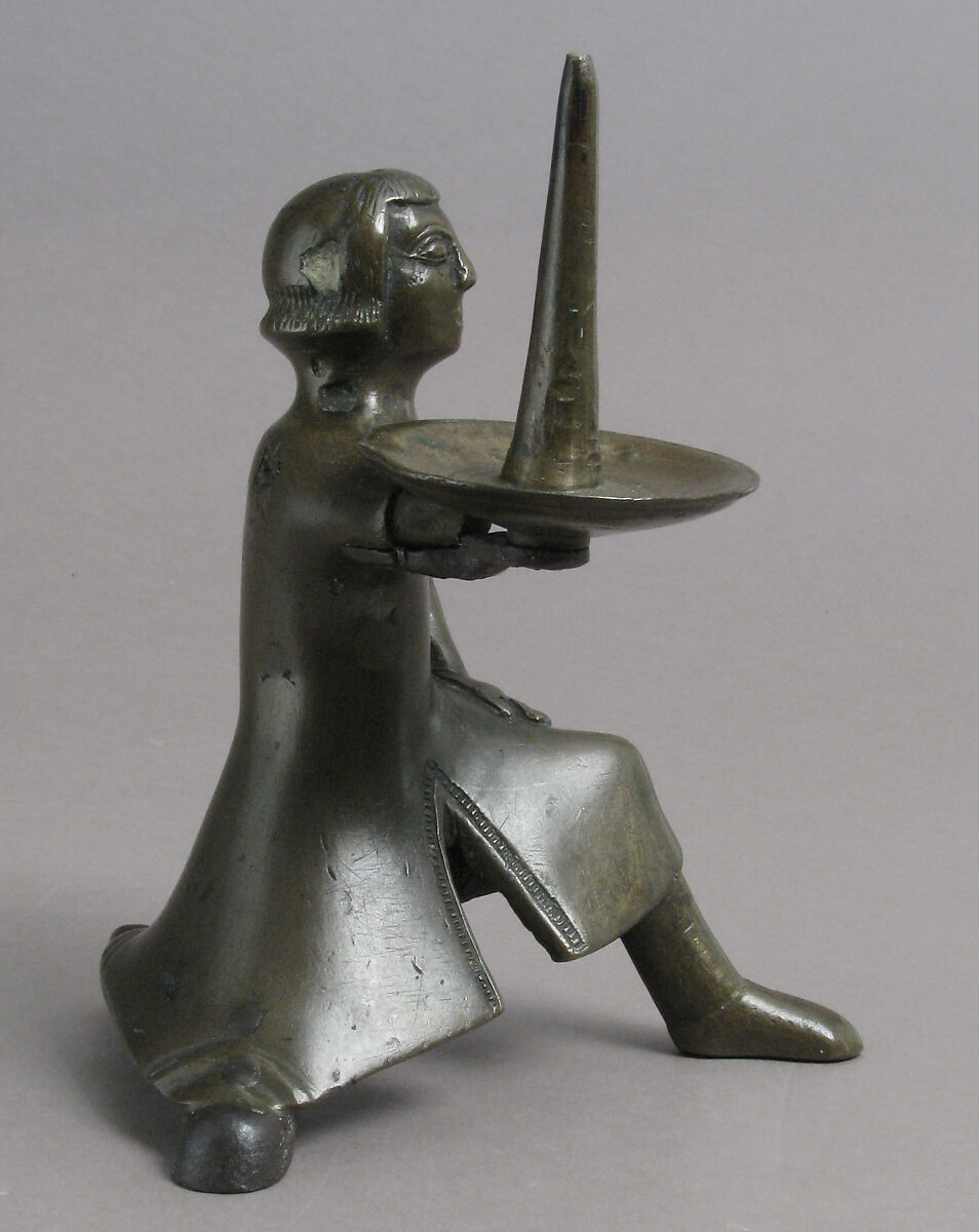 Pricket Candlestick, Copper alloy, South Netherlandish