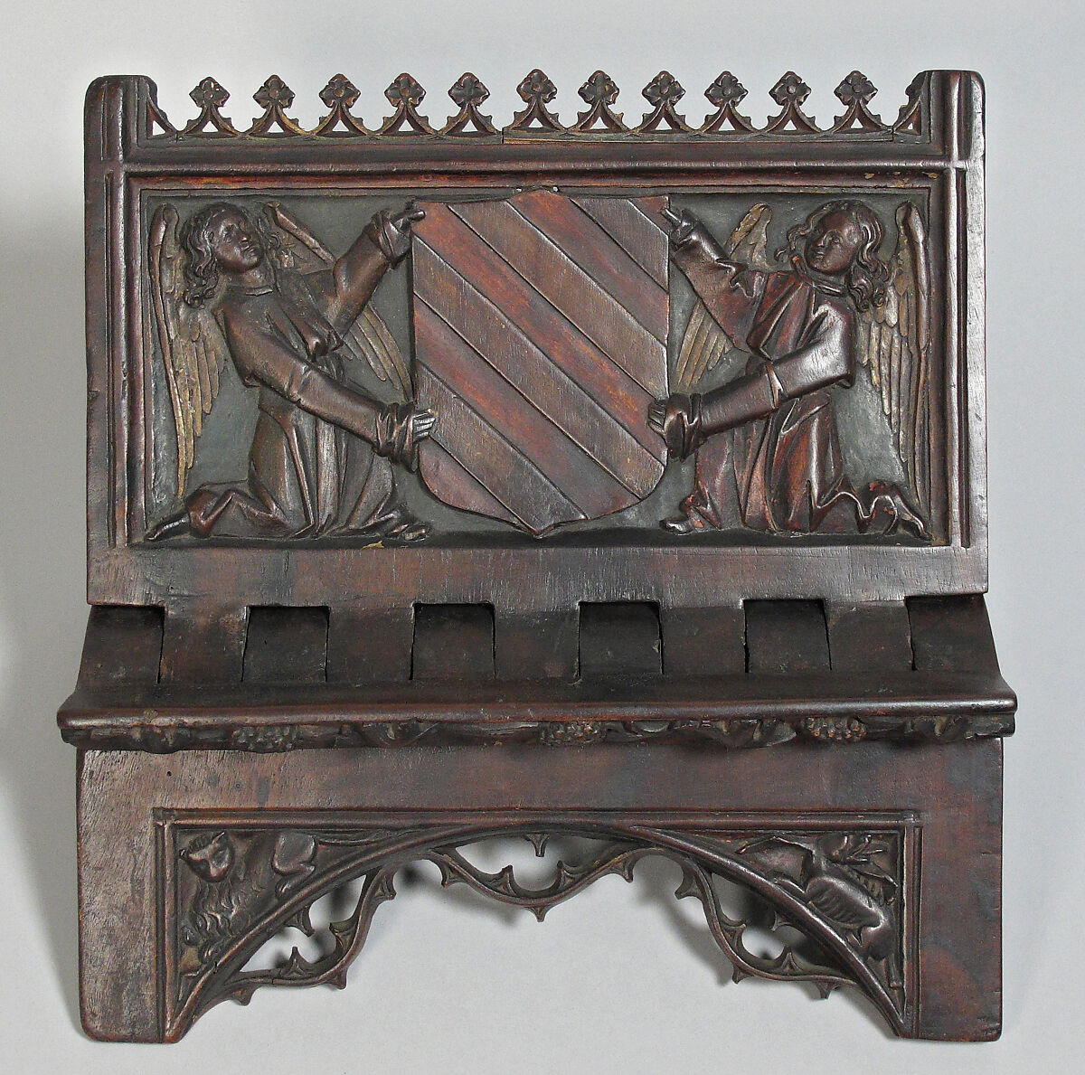 Lectern, Folding, Walnut, Spanish