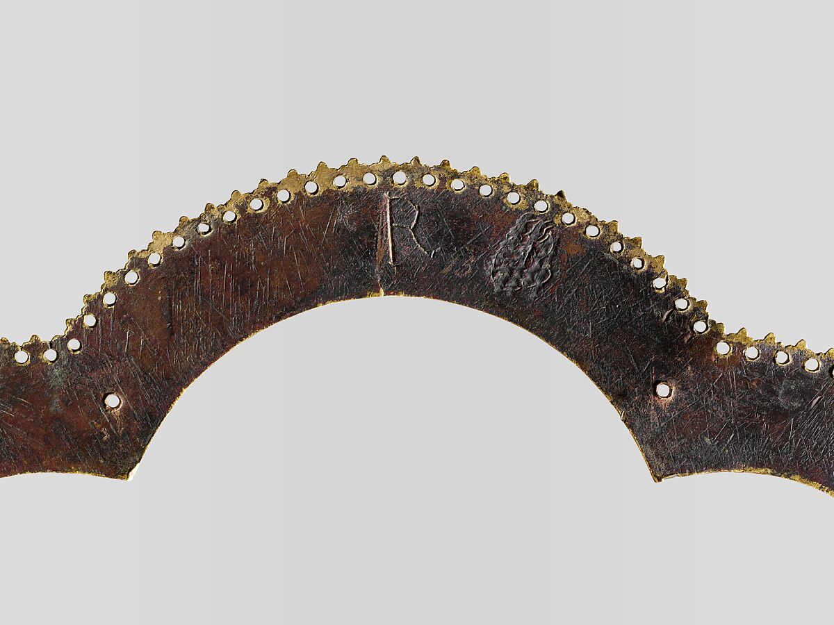 Tri-Lobed Arch from a Reliquary Shrine, Nicholas of Verdun and Cologne Followers, Champlevé enamel on gilded copper, German