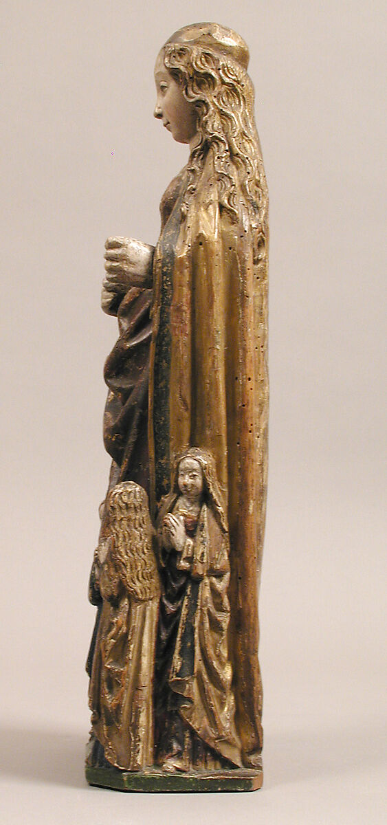 Saint Ursula of Cologne and Four Virgin Martyrs, Oak, polychromy and gilding, South Netherlandish