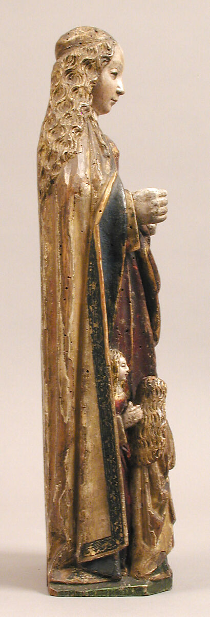 Saint Ursula of Cologne and Four Virgin Martyrs, Oak, polychromy and gilding, South Netherlandish