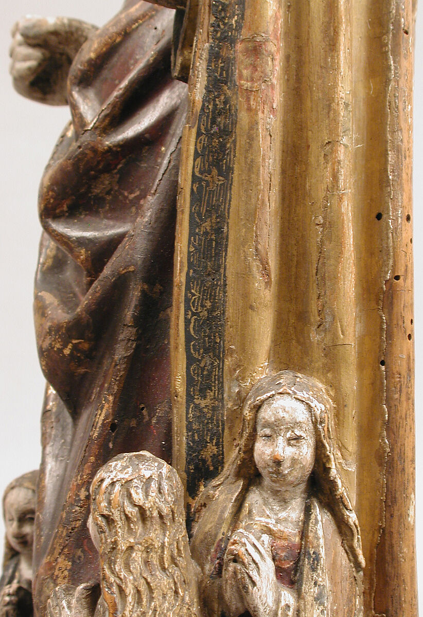 Saint Ursula of Cologne and Four Virgin Martyrs, Oak, polychromy and gilding, South Netherlandish