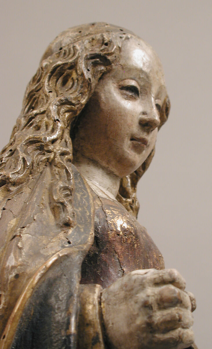 Saint Ursula of Cologne and Four Virgin Martyrs, Oak, polychromy and gilding, South Netherlandish