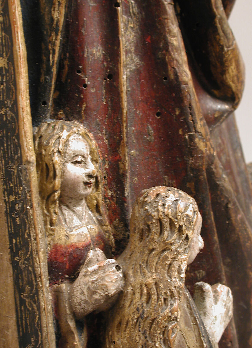 Saint Ursula of Cologne and Four Virgin Martyrs, Oak, polychromy and gilding, South Netherlandish