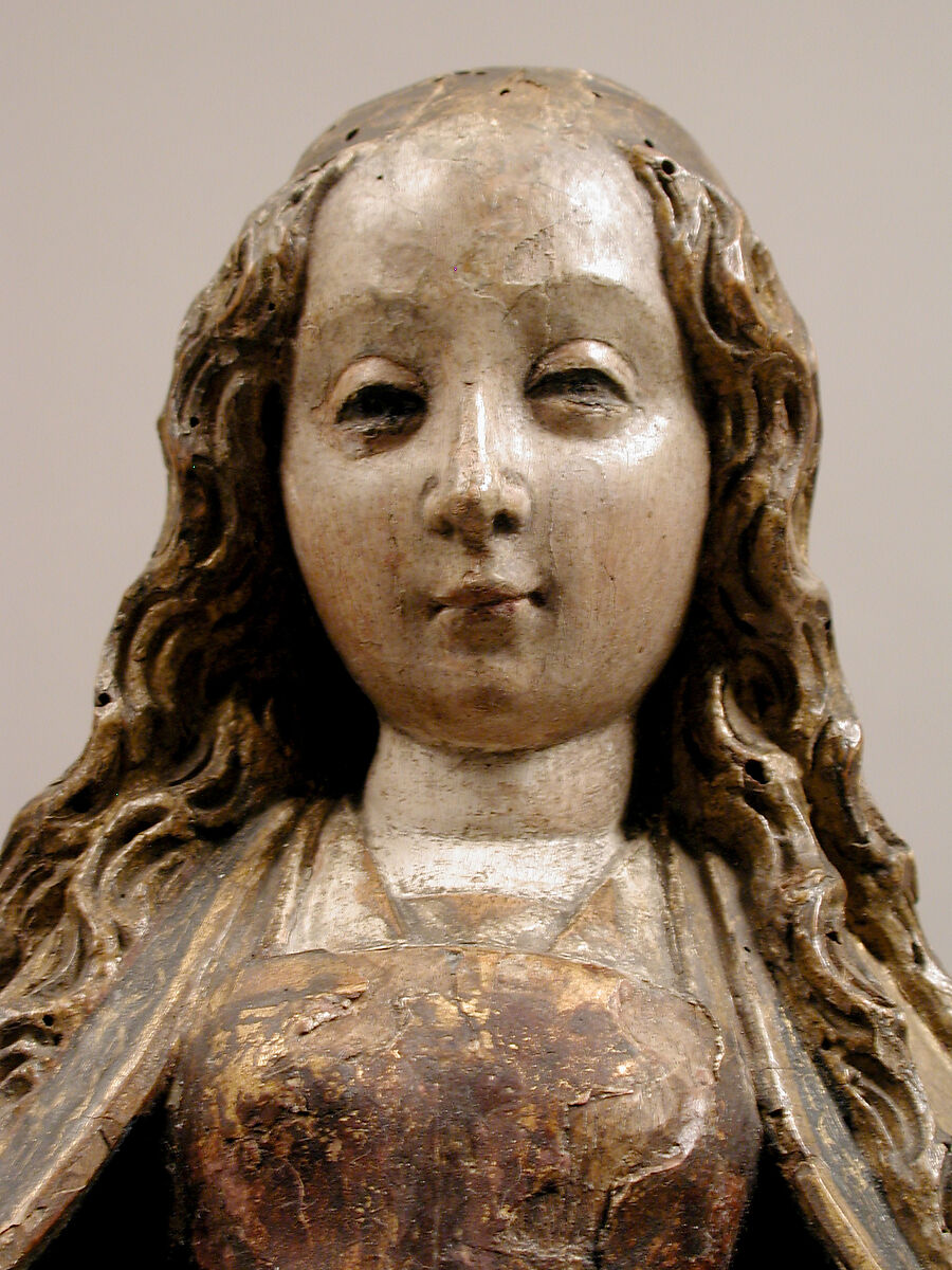 Saint Ursula of Cologne and Four Virgin Martyrs, Oak, polychromy and gilding, South Netherlandish