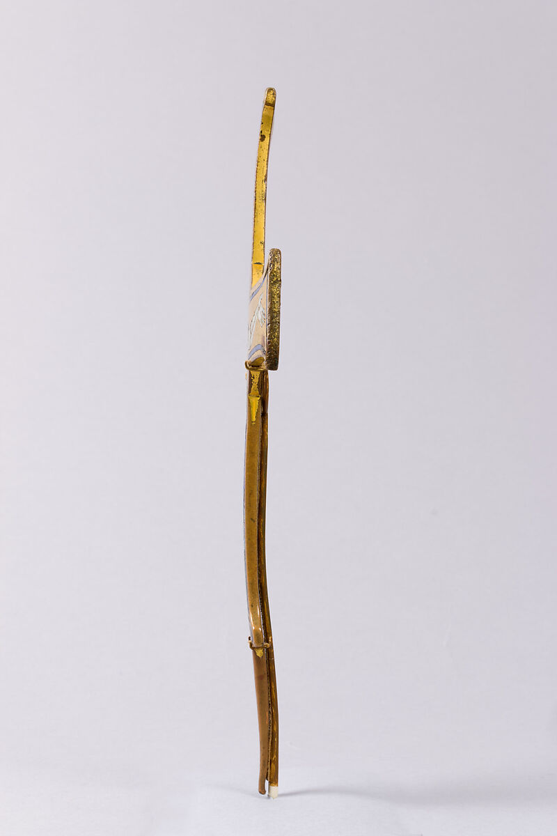 Crucifix, Champlevé enamel, copper-gilt, Spanish