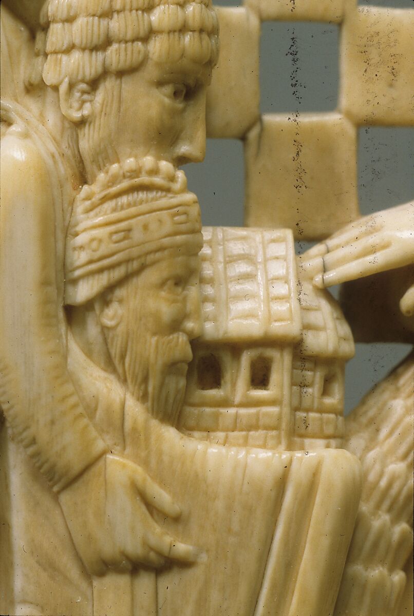 Plaque with Christ Receiving Magdeburg Cathedral from Emperor Otto I, Elephant ivory, Ottonian