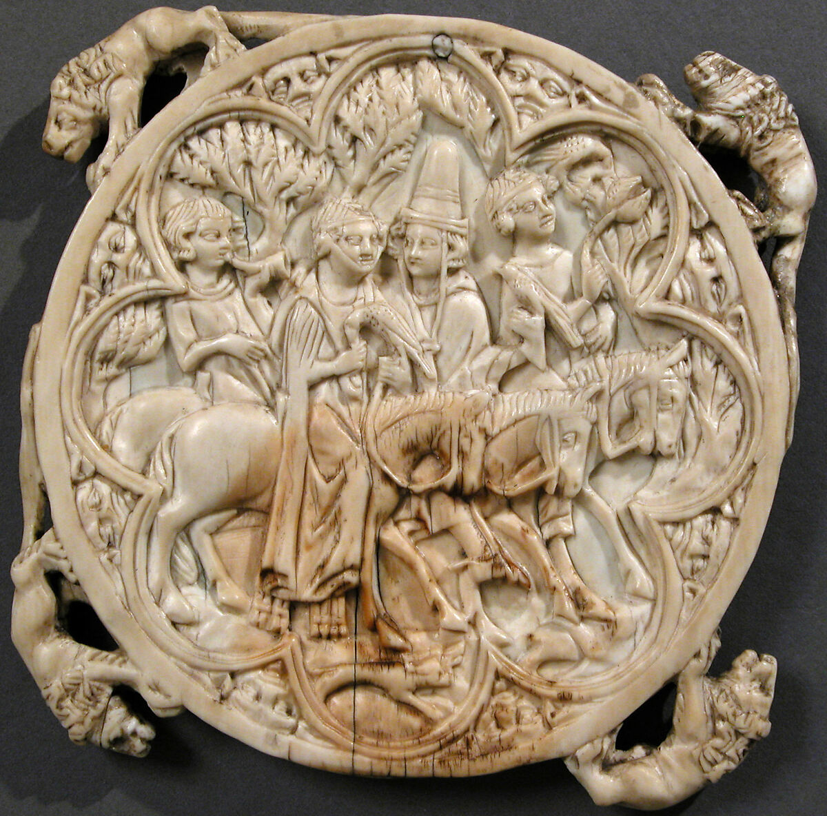 Mirror Case, Elephant ivory, French