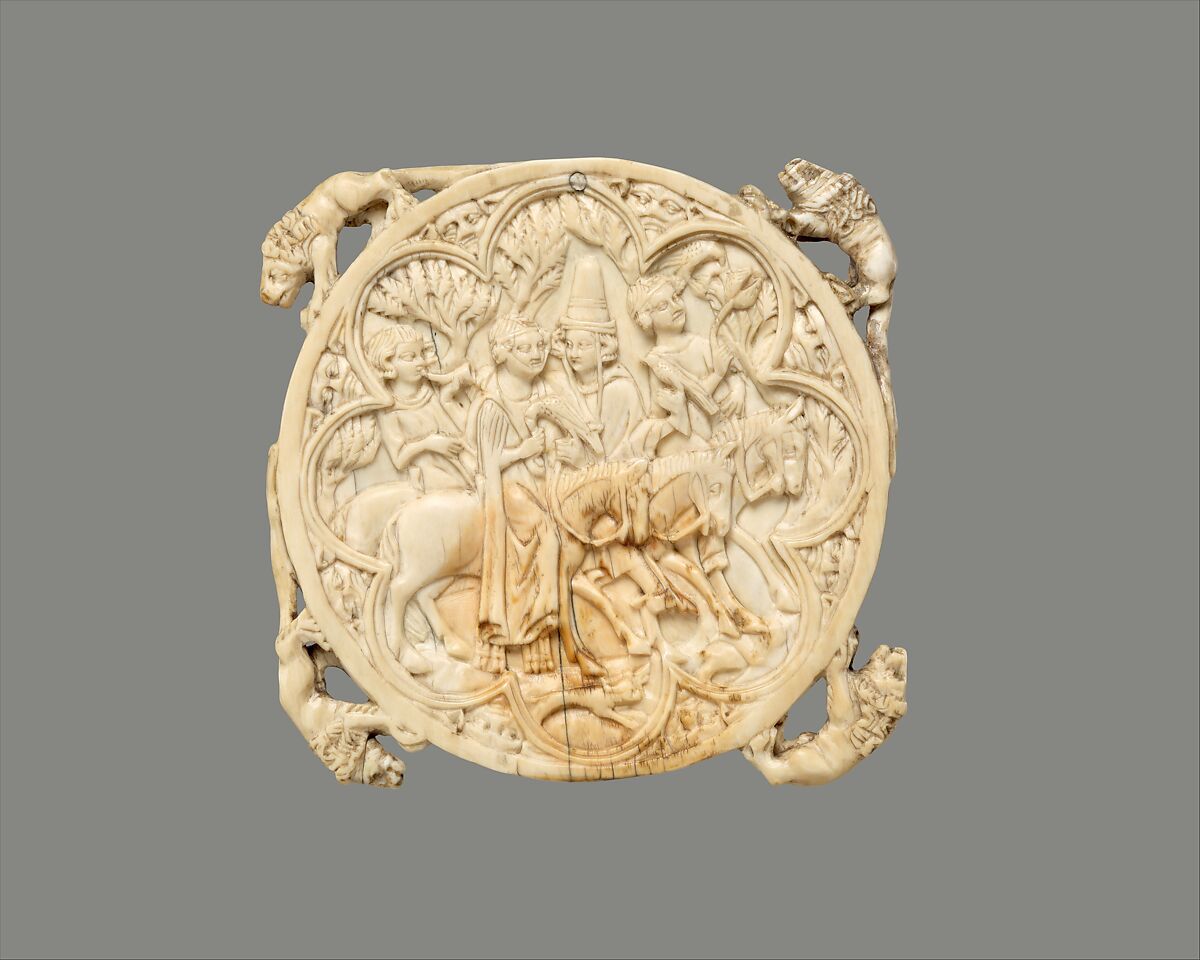 Mirror Case, Elephant ivory, French 