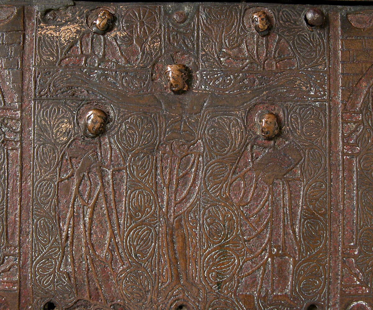 Chasse, Champlevé enamel (now missing), copper, traces of gilding, French